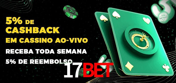 Promoções do cassino ao Vivo 17BET